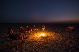 Campfire stories in Botswana 