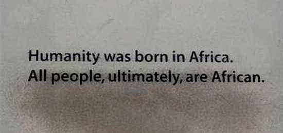 Born in Africa