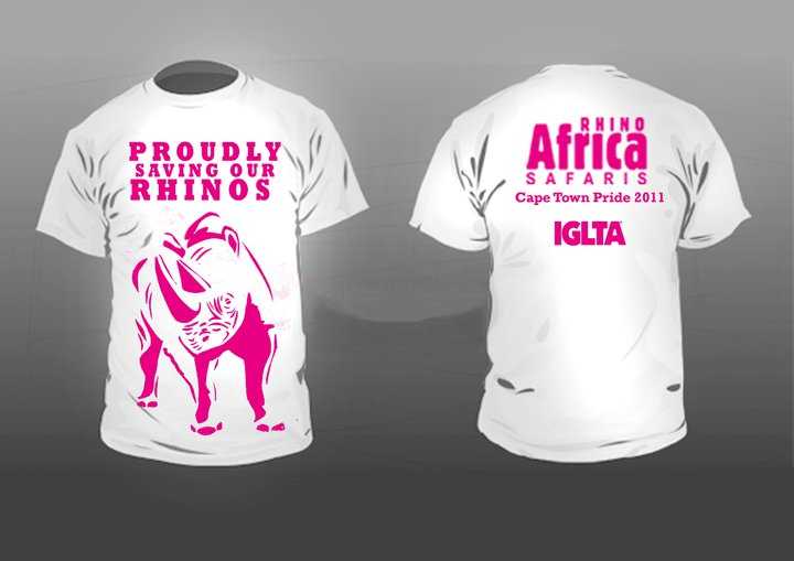 T-shirt for Rhino Africa march