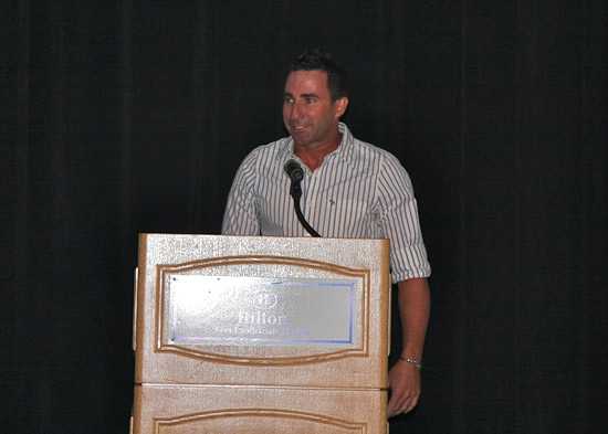 IGLTA Convention in Fort Lauderdale - David recieving his award