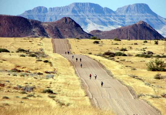 Cycling with heavenly scenery