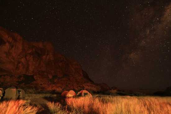 Camping under the stars - 2011 Damaraland Challenge4aCause Cycle