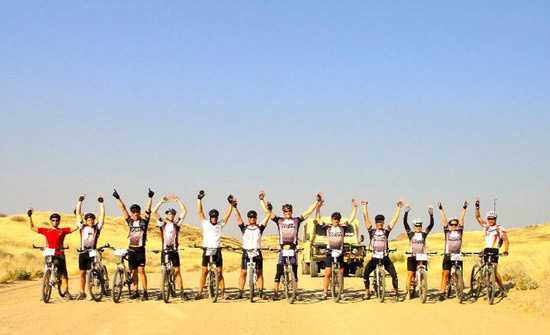 The Challenge4aCause participants -2011 Damaraland Challenge4aCause Cycle