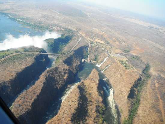 See the Victoria Falls from a different angle - up in the air