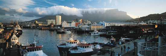 Cape Town's V&A Waterfront is a major attraction