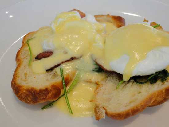 Enjoy the best Eggs Benedict in town here!