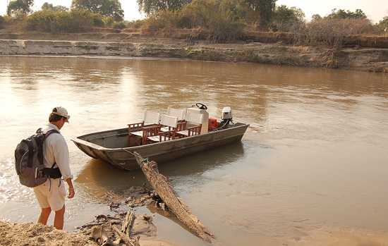 Zambian boat ride