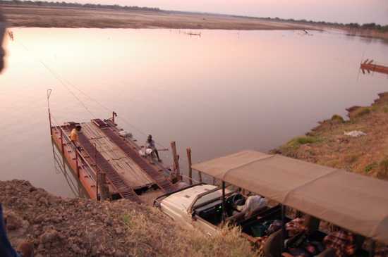 River crossing in Zambia