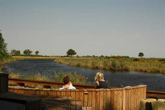 Enjoying the view at Kings Pool