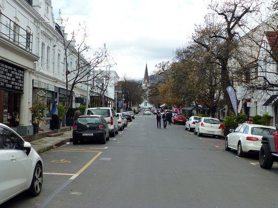 Charming Dorp Street in Stellenbosch