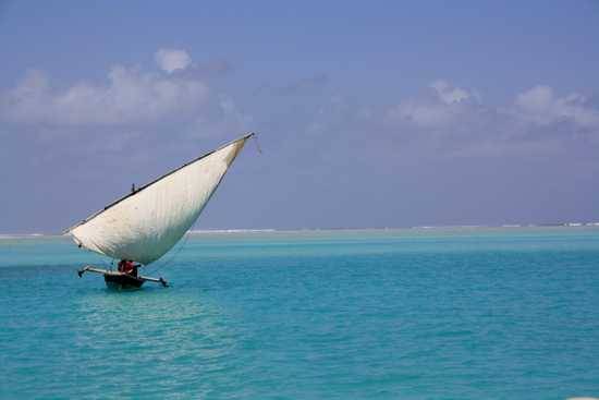 Enjoy a ride ona traditional dhow in Mozambique