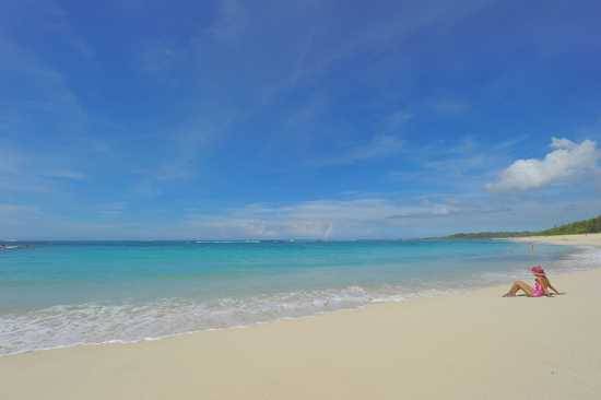 Get in touch with your thoughts alone on a beach in Mauritius