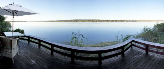 Panoramic view of the Zambezi