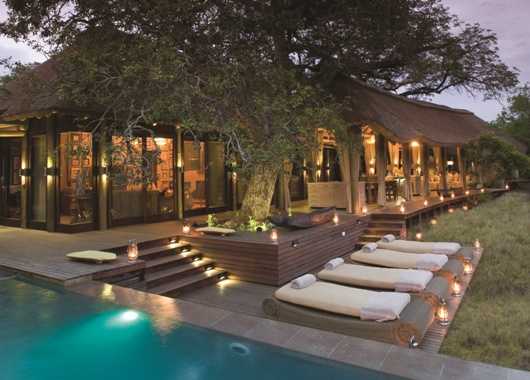 Phinda lodge at the Game reserve