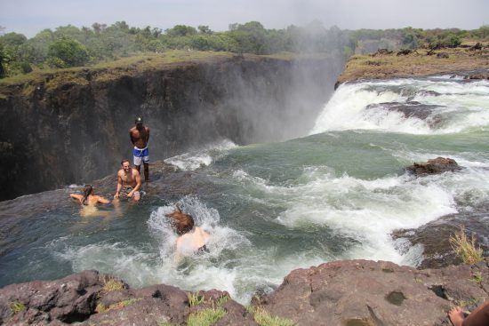 Devils Pool in Victoria Falls is one the ultimate must-do activities in Zambia.