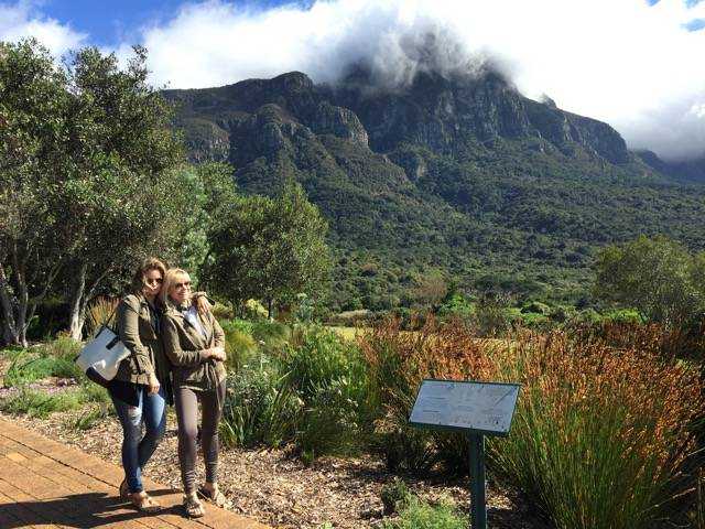 Walking around the stunning Kirstenbosch Botanical Gardens in Cape Town