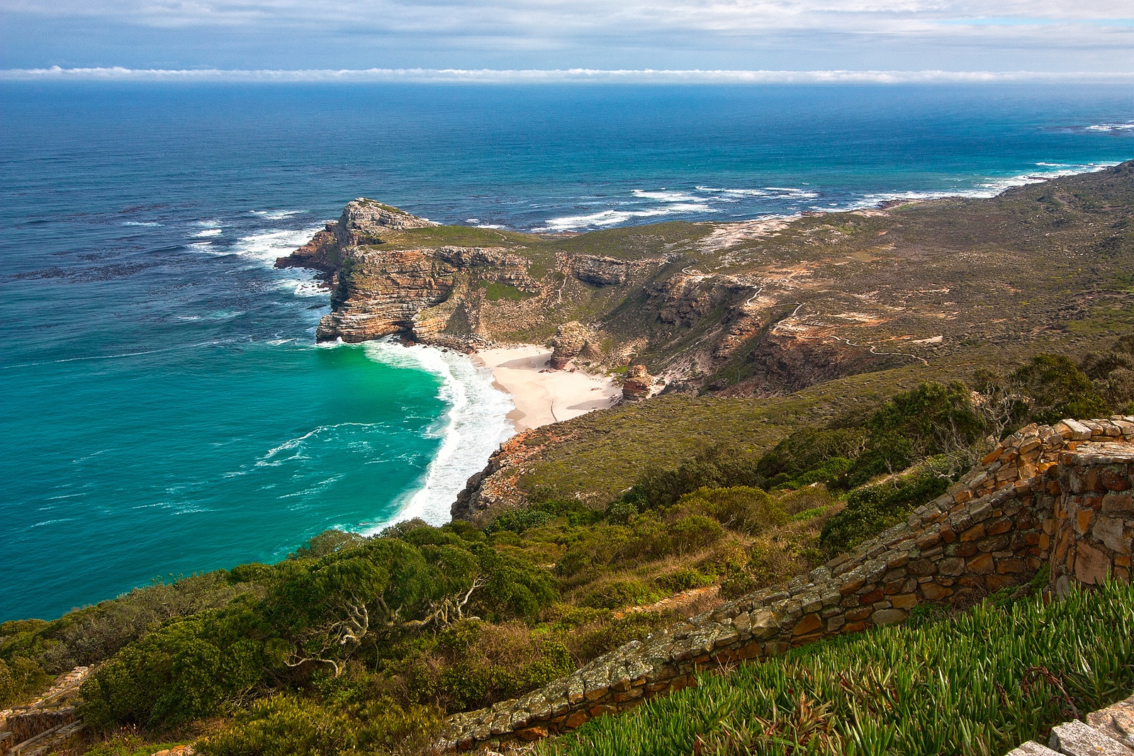 Cape Point is one of the windiest places