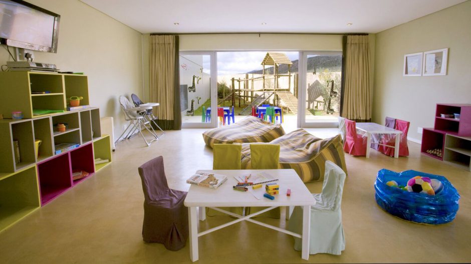 The children's playroom at Sanbona, a family-friendly safari lodge in South Africa