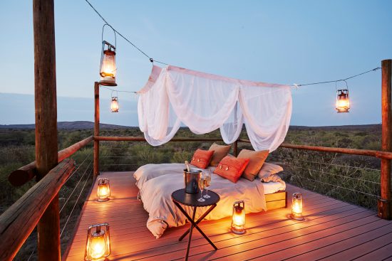 Makanyane Sanctuary's serene sleep out deck