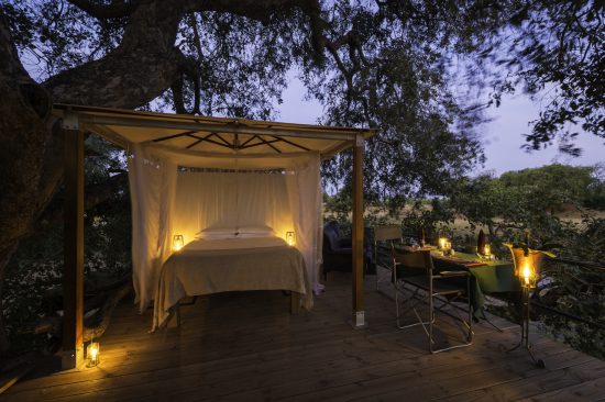 Ruckomechi Camp for a sleep out in Mana Pools