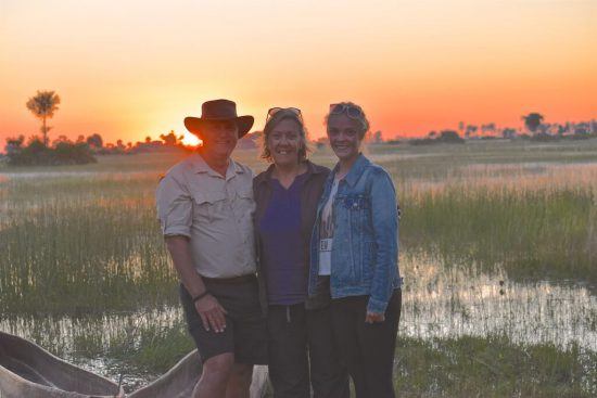 The Weissenberger family on a safari in Africa