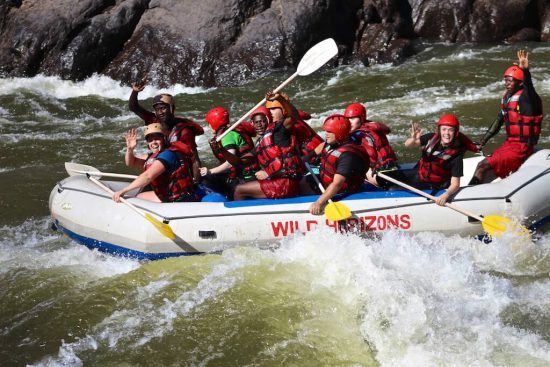 Whitewater Rafting with Wild Horizons at Victoria Falls