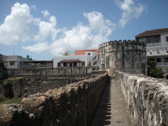 A part of an old castle in Zanzibar 