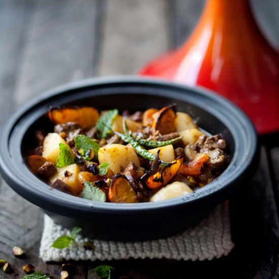 Try out the apricot and lamp tagine recipe