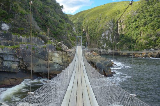 The bridge over the river at Tsitsikamma