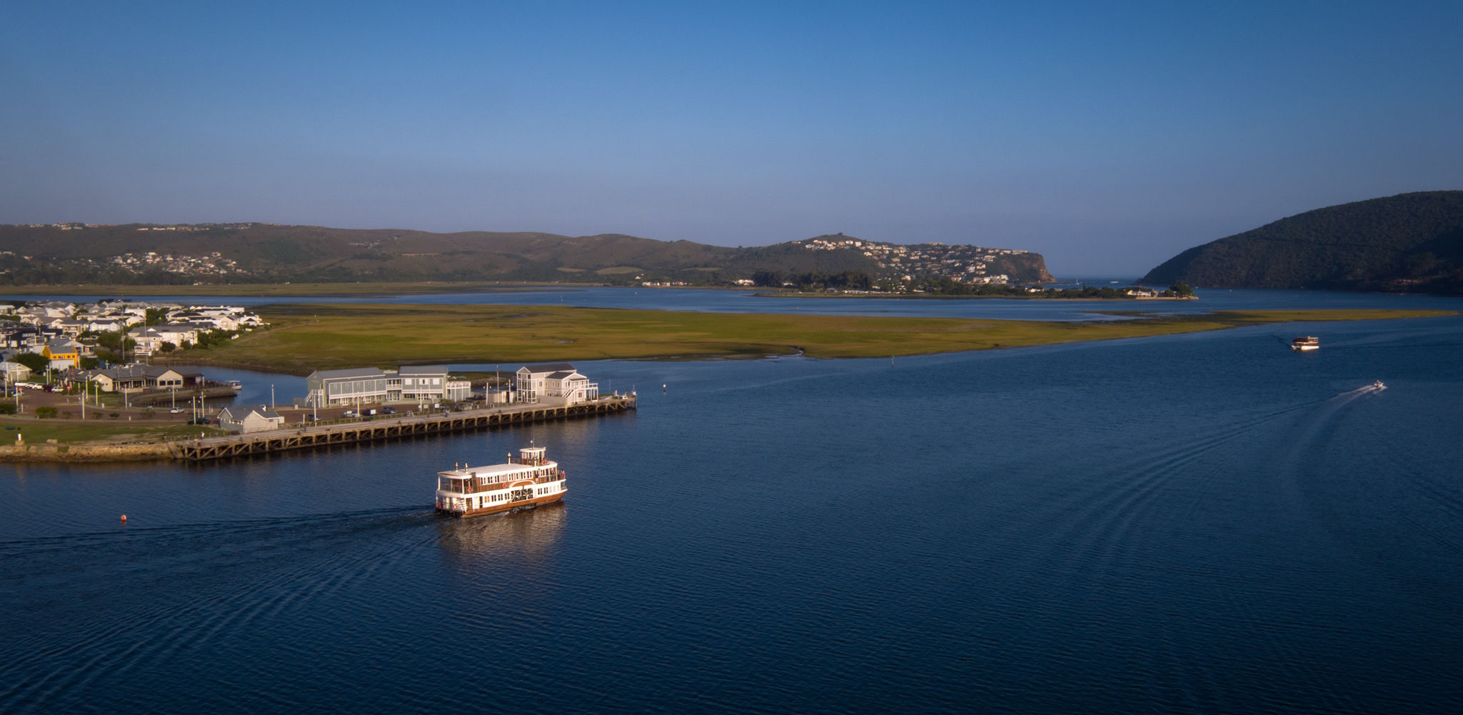 Ferry trip through the Knysna lagoon, South Africa