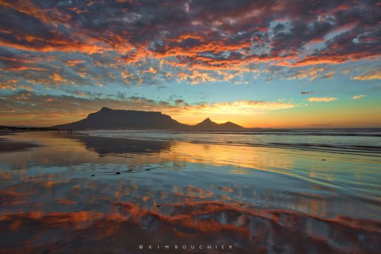 Table Mountain sunset view