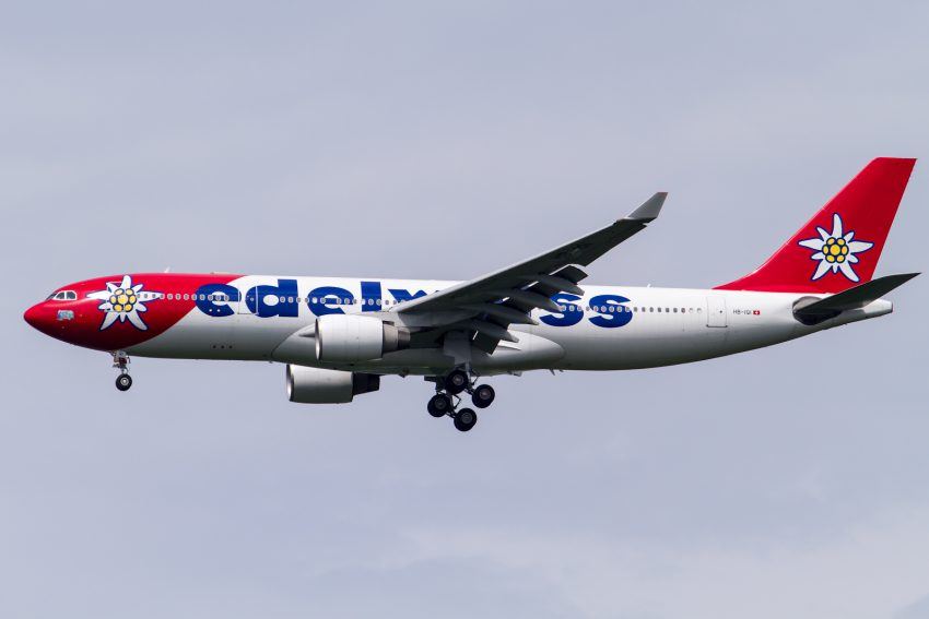 Eine A330-200 der Edelweiss Airline