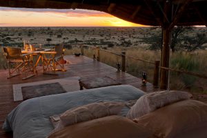 Nuit à la belle étoile au Tswalu Malori Lodge, réserve de Tswalu, Kalahari, Afrique du Sud