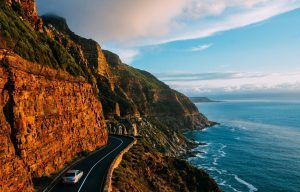 En direction du Cap de Bonne Espérance : la route de Chapman's Peak Drive