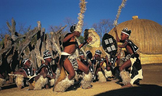 Recreación de las guerras entre zulúes y boers