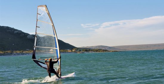 Windsurf sur le lagon de Langebaan