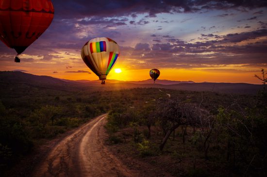 hot air balloon safari