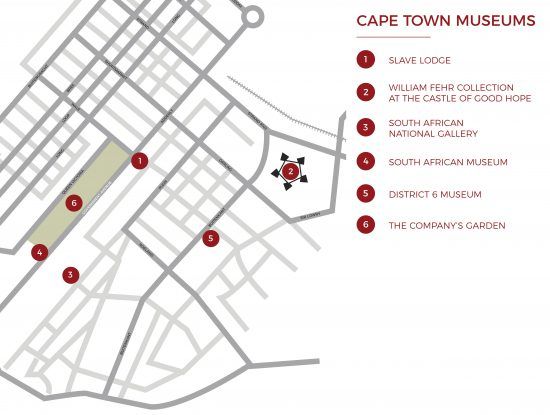 Map Cape Town's museums