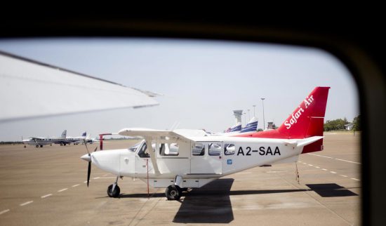 Maun airport planes