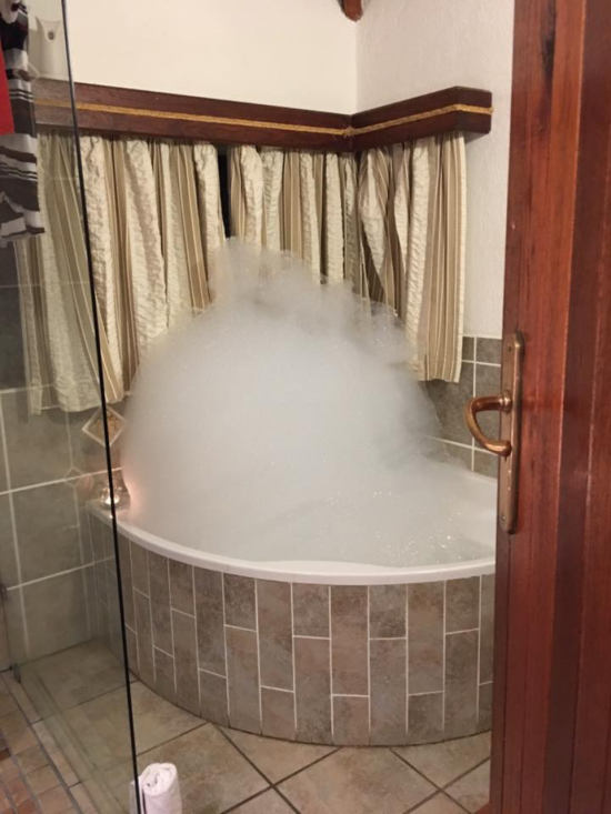 The biggest bubble bath ever