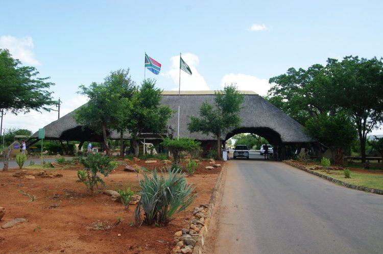 Entrada Malelane do parque Kruger