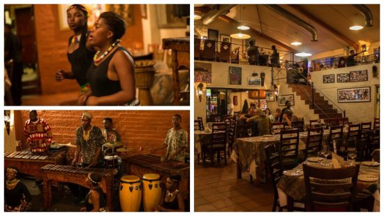 Marco's African Place recebe apresentações musicais durante o jantar