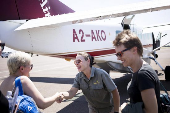 meet the pilot in Botswana