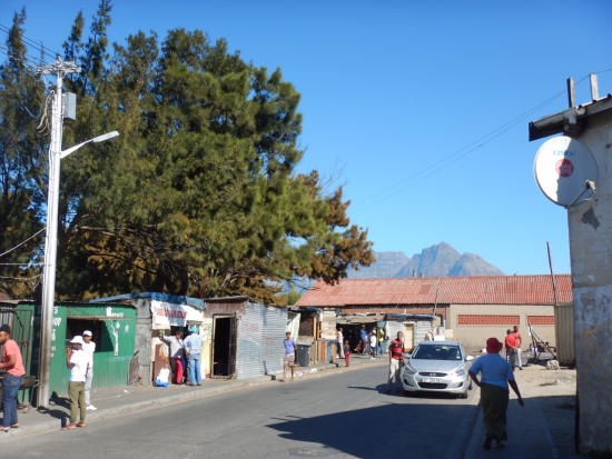 Visiting a South African township