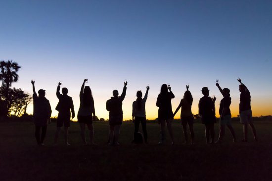 sundowners in africa are the best