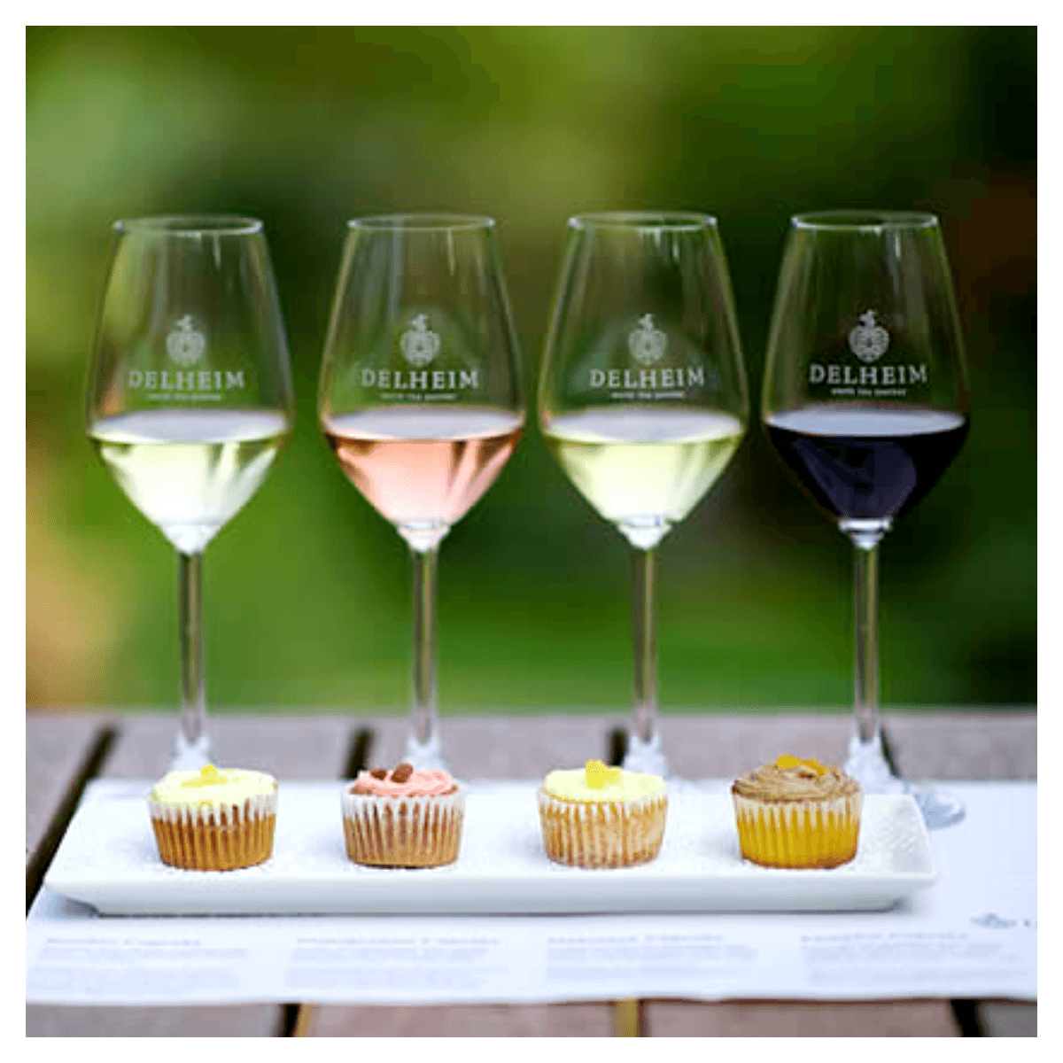 cupcake wine tasting delheim