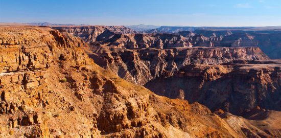 O dramático Fish River Canyon na Namíbia