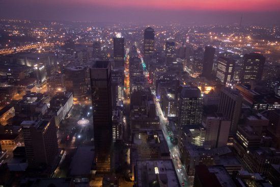 Joburg at night