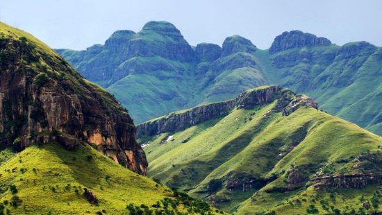 landscape drakensberg view mountains kwazulu natal