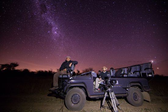 Star gazing at Makanyi Private Game Lodge